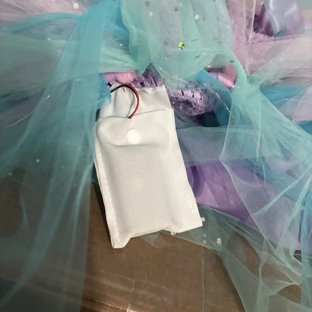 Mermaid Tutu‎ Dress for Girls, Size 5-8 Light up for Halloween Birthday  Party
